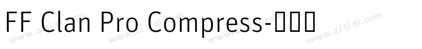 FF Clan Pro Compress字体转换